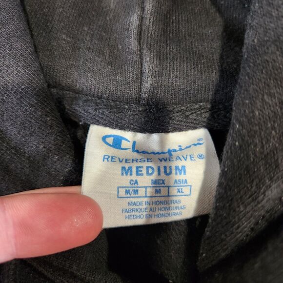 VTG Y2K Champion Reverse Weave Womens M Medium Tiger Floral Sweatshirt Hoodie - Picture 10 of 13